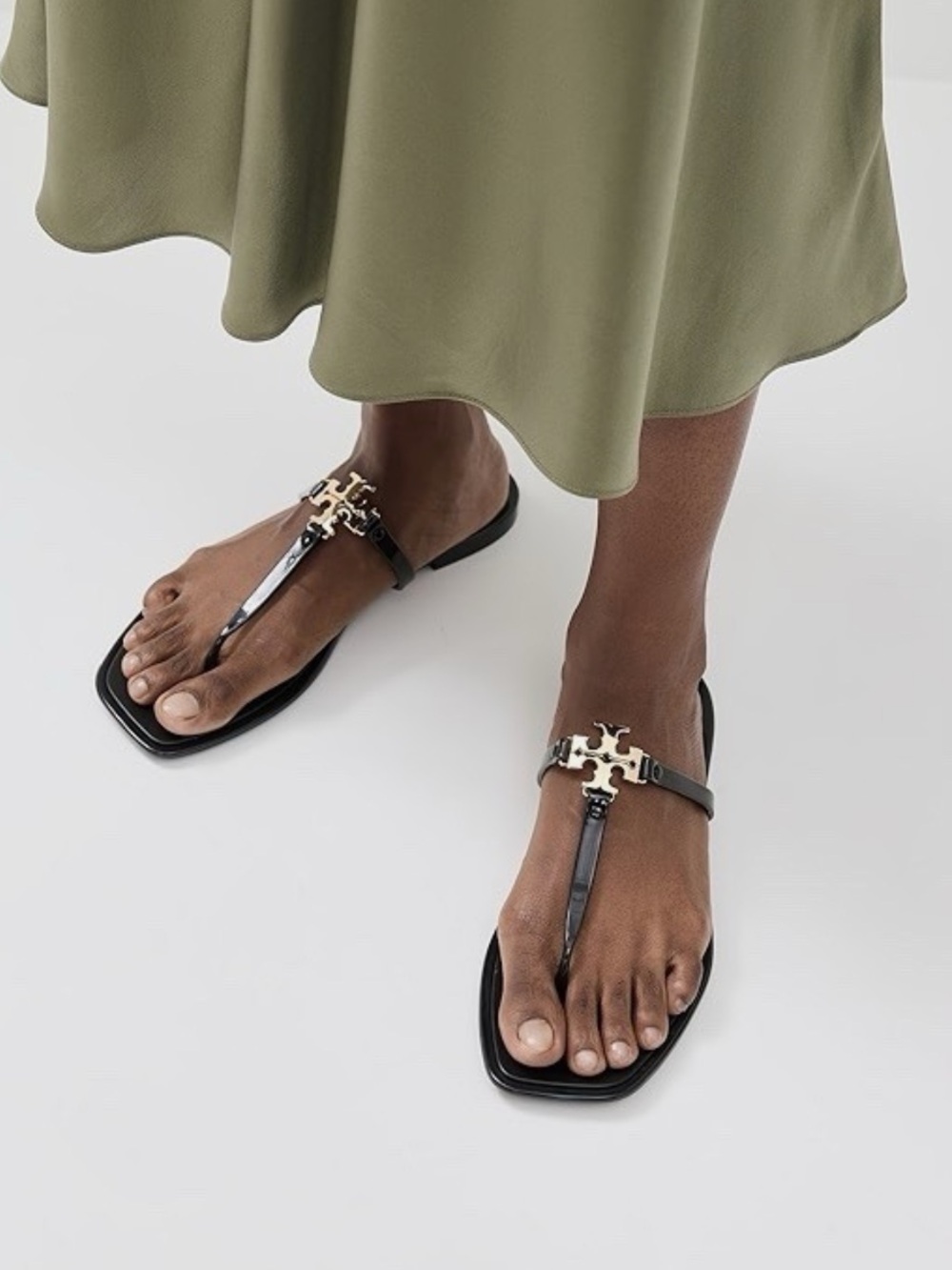 Tory Burch Mini Miller Jelly Thong Sandals